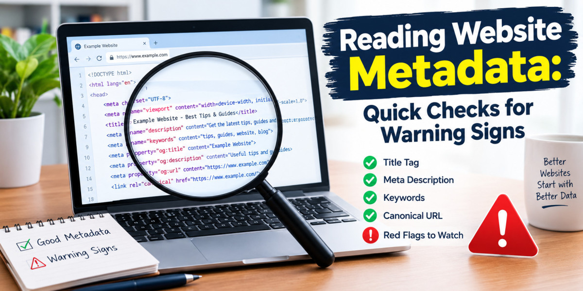 Reading Website Metadata: Quick Checks for Warning Signs